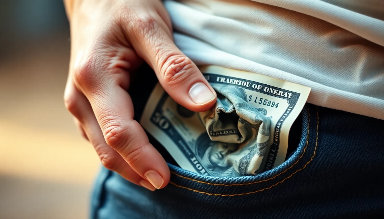 Finding money in a pocket